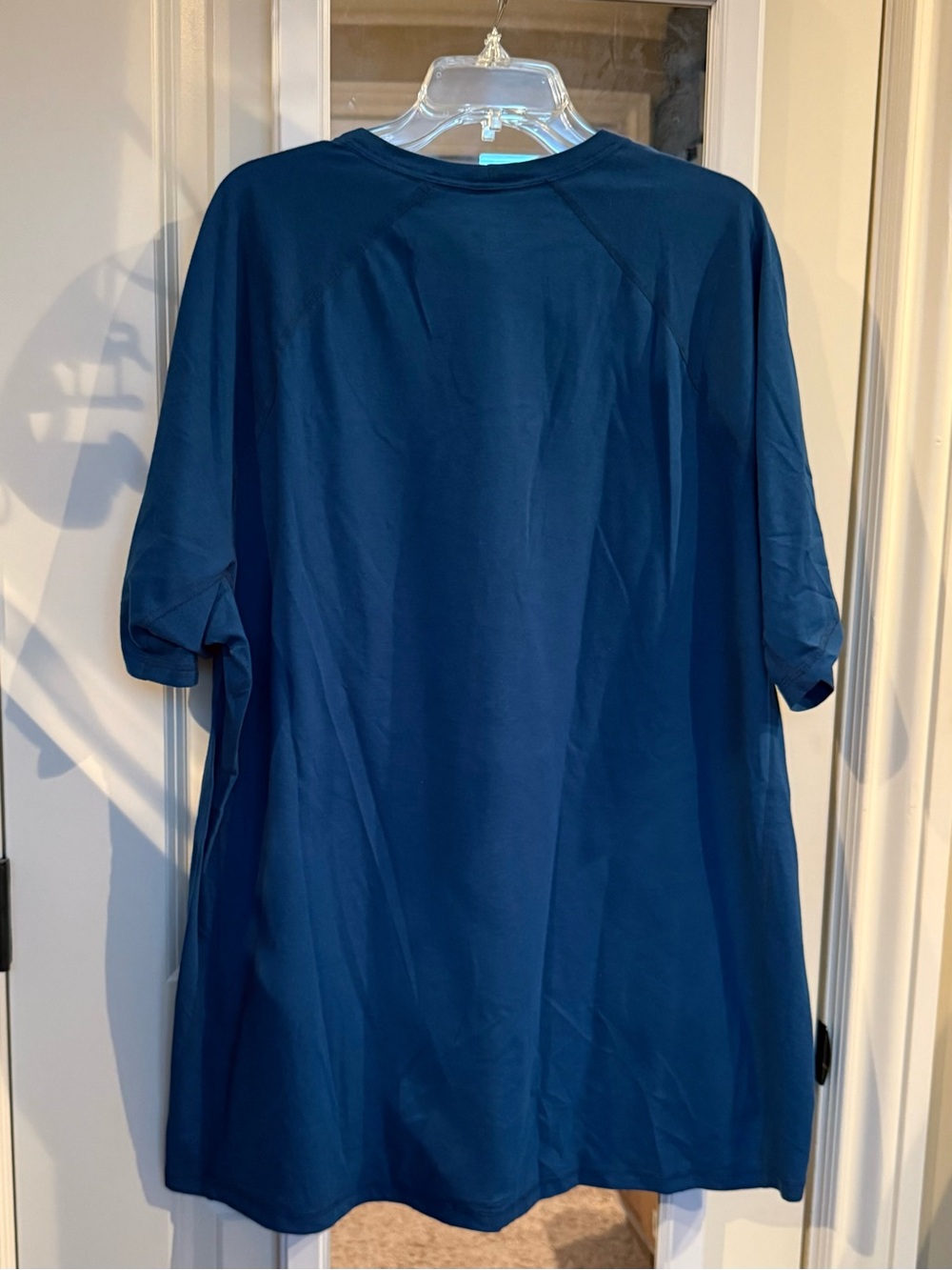 🛠️ 🛠️ Carhartt Force Tee • Men’s 2XL • Blue Relaxed Fit Logo Shirt - Picture 2 of 3